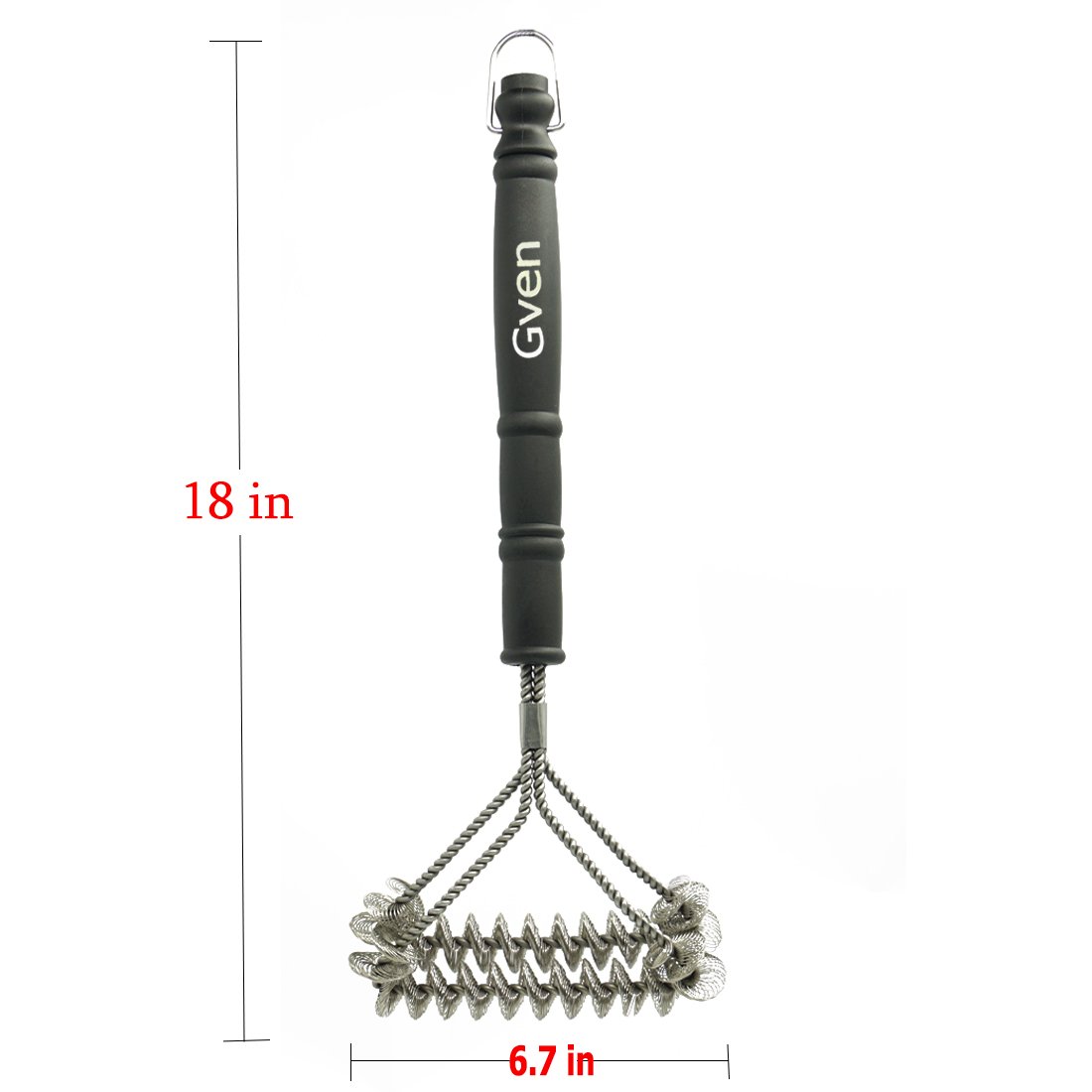 Grill Brush Bristle Free BBQ Grill Cleaning Brush And Scraper Safe 18