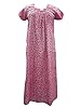 Pink Boho Kaftan Cotton Printed Hippy Boho Caftan Maxi Dress