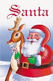 Personalized Caucasian Santa Children's Book
