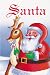 Personalized Caucasian Santa Children's Book