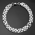 Edelstahl-Armband als K�nigskette - High-Tech, High End