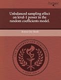 Unbalanced sampling effect on coefficients model.