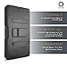 HTC One M9 Holster, CellBee® HTC One M9 Premium PU Leather Pouch Carrying Case with Belt Clip Belt Loops Holster (Perfect Fits with Otterbox Commuter / Defender Case on Lifeproof Case on) (Fashion City)
