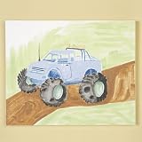 Pottery Barn Kids PBK Monster Truck Art