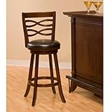 Elkhorn Swivel Counter Stool (Cherry) (38.75"H x 17.5"W x 19"D)