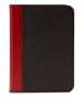 JIVO - Funda para Kindle de cuero martillado, color marr�n con ribete rojo (sirve para Kindle Paperwhite, Kindle y Kindle Touch)