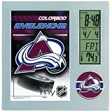 NHL Colorado Avalanche Digital Desk Clock