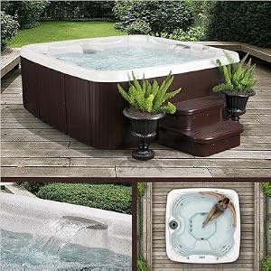 Lifesmart Rock Solid Hydromaster 7 Person Spa Hot Tub With 30 Jets