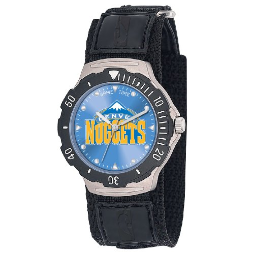 NBA Men's BDV-DEN Agent Series Denver Nuggets Velcro Watch
