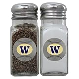 Review Bergamot  / Washington Huskies NCAA Baseball Salt/Pepper Shaker Set