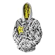 Answer Racing Rockstar Daybreak Men's Hoody Zip Fashion Sweatshirt - White