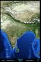 India from space satellite print/poster photograph: 24"x36" glossy
