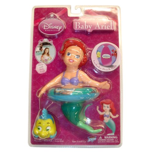 Childrens Toyshop  Sporting Goods : Disney Princess Baby Ariel Swim Toy