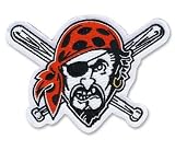 2 Patch Pack - Pittsburgh Pirates Crossed Bats MLB Baseball Team Logo Jersey Sleeve Patches
