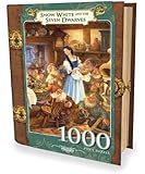 MasterPieces Puzzle Company Snow White and the Seven Dwarfs Book Box Jigsaw Puzzle (1000-Piece), Art by Scott Gustafson