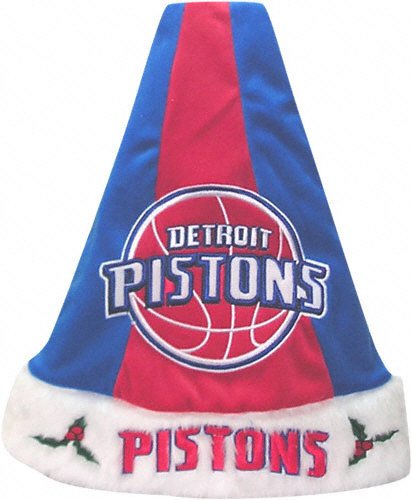 Detroit Pistons Colorblock Santa Hat