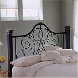 Barcelona King Size Headboard In Antique Rust Finish By Fashion Bed Group