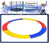 Federabdeckung Bunt 300 - 305 cm 3 Farbig Trampolin Randabdeckung Randschutz Randschutz Abdeckung