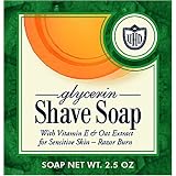 Van der Hagen Glycerin Shave Soap-2.5 oz (Quantity of 5)