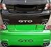 2004-06 PONTIAC GTO SAP Rear Bumper Valence Vinyl Inserts Decals Letters - 37 Colors ...