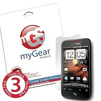 myGear Products SunBlock Screen Protector Film for HTC Droid Incredible 2 & S - (3 Pack) Anti-Glare