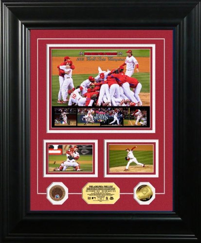 Buy Philadelphia Phillies 2008 World Series Champions âMarqueeâ 24KT Gold and Infield Dirt Coin Photo... by No manufacturer
