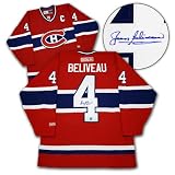 JEAN BELIVEAU Montreal Canadiens SIGNED Hockey Jersey
