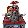 Jack in the Box Sock Monkey