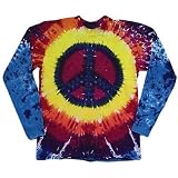 Tie Dye Peace Sign Long Sleeve