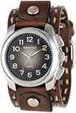 Nemesis Unisex 091KDTB Elegant Gradient Design Leather Band Watch