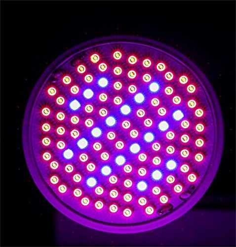 [Pack of 4] Kyson 6W E27 Base 102 LEDs Grow Light Full Spectrum Indoor Plant Lamp For Plants Vegs Hydroponic System Grow Bloom Flowering AC85-265V