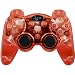  : Playstation 3 Lava Glow Wireless Controller without Rumble - Red