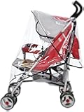 Marrywindix Universal Clear Waterproof Rain Cover Wind Shield Fit Most Strollers Pushchairs