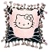 Hello Kitty Couture Elegant Tassel Decorative Pillow - Pink
