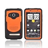 For BLACK ORANGE Trident Cyclops HTC EVO 4G Hard Case