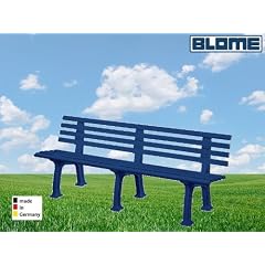 Gartenbank Juist blau Blome 4-Sitzer