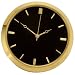 Brass Fit-Up, Modern Numbers, Black Dial, 50mm