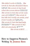 How to Suppress Women's Writing