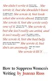 How to Suppress Women's Writing