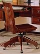 Home Office Swivel Wooden Chair By Coaster Furniture