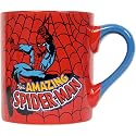 Silver Buffalo Marvel Comics Amazing Spider-Man Ceramic Mug, 14 Ounces, Red (MC3032)