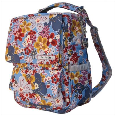 PackaBe Diaper Bag Backpack in Blue Bouquet