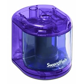 Swordfish 40003 Battery Operated Pencil Sharpener - Purple