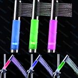 Brightness Temperature 3 Color Led Lights Bathroom Shower Head
