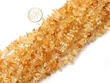 7-8mm gemstone Citrine chips beads strand 34