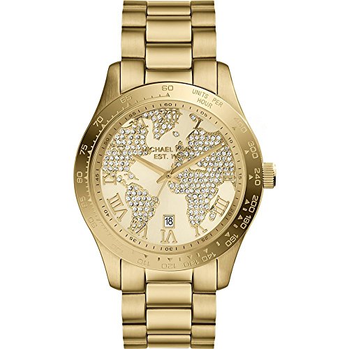 Michael Kors Pave Dial Stainless Steel Quartz Ladies Watch MK5958