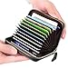 LAORENTOU Men Wallet Genuine Leather Card Holder Driver License ID Case
