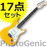 Photogenic エレキギター【エレキギター初心者セット】限定17点セット【ST180カラー:YW】