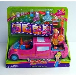 Polly Pocket PollyWorld Limo Scene Playset by 