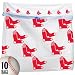 Spectrum 5813-10002 MLB Plastic Boston Red Sox Tall Kitchen Trash Bag, 13 Gallon Capacity (Pack of 10)